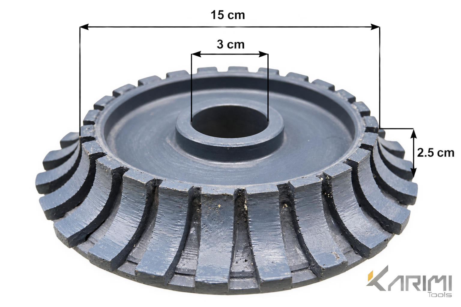 ابزار گرانیت قطر 15 سانتی‌متر — K15-G2-2CM — ۲