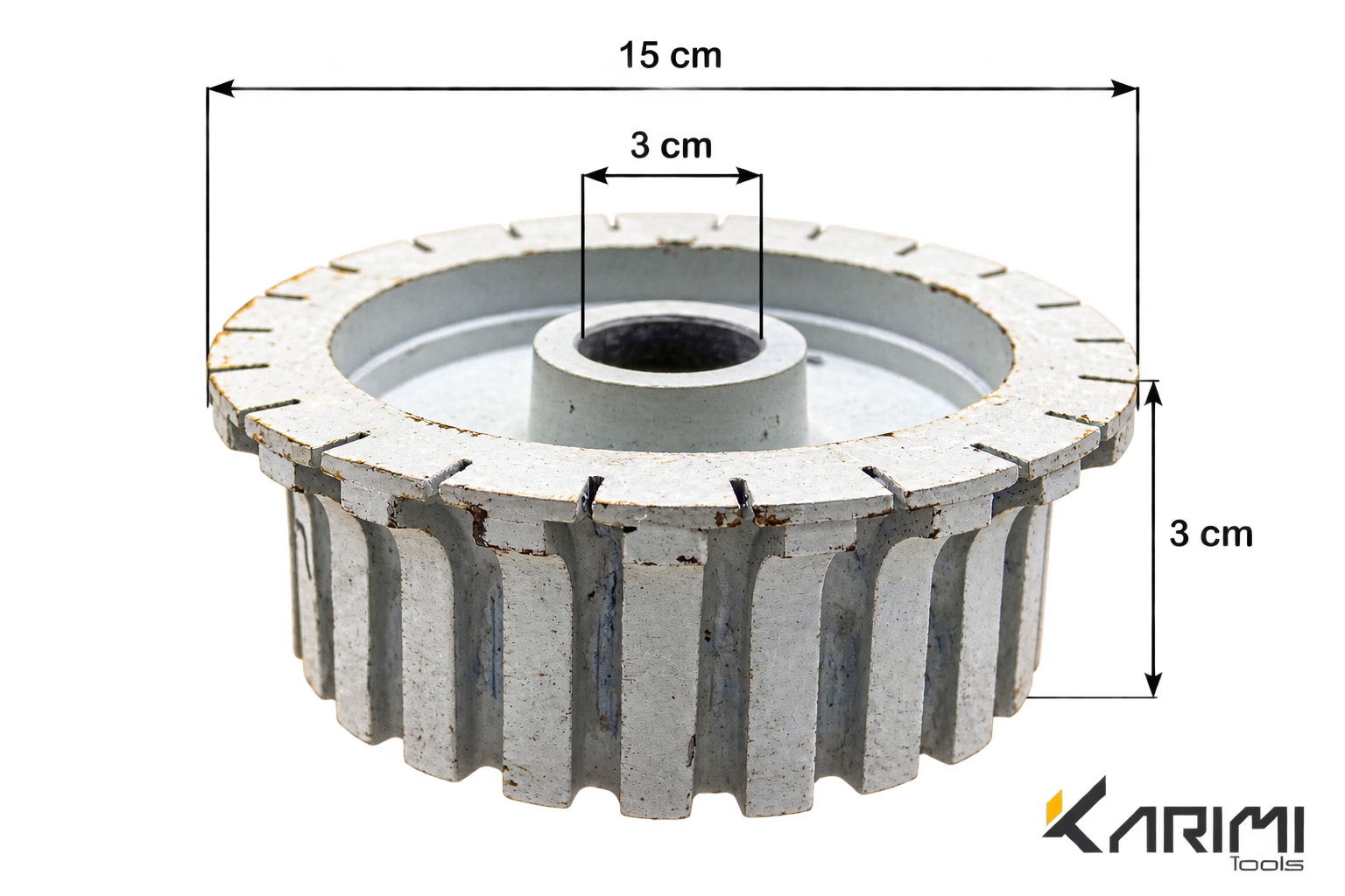 ابزار گرانیت قطر 15 سانتی‌متر — K15-G1-3CM — ۲