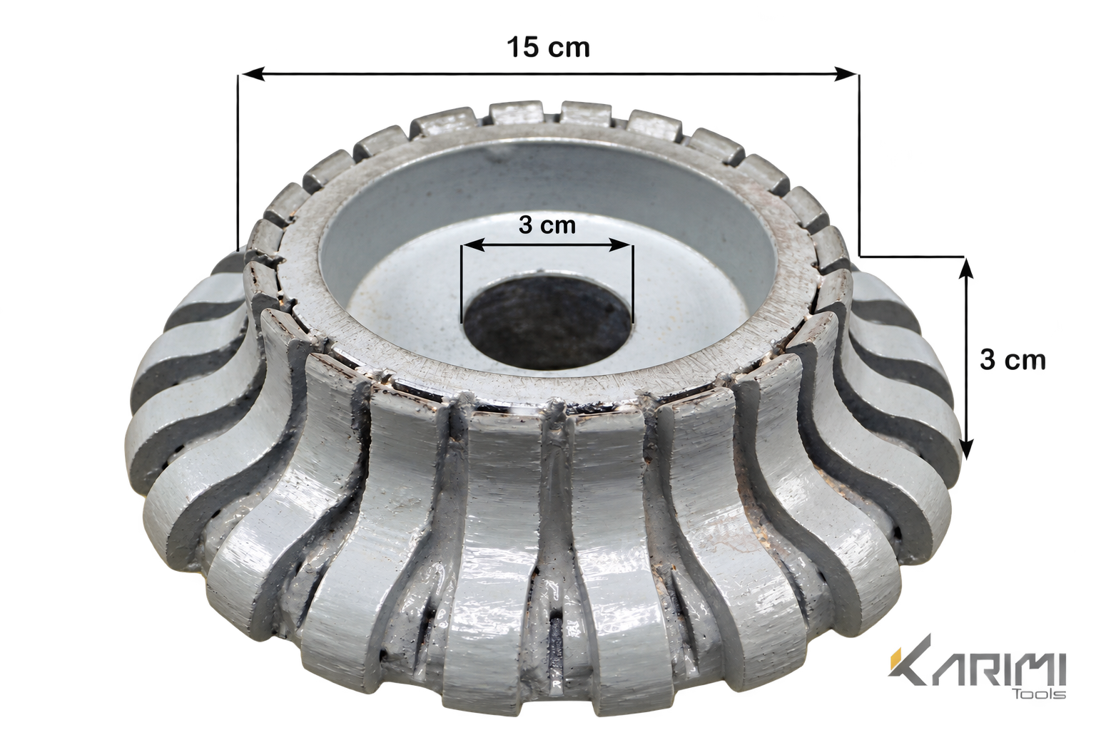 أداة تشكيل الجرانيت بقطر 15 سم — K15-G6-3CM — 2