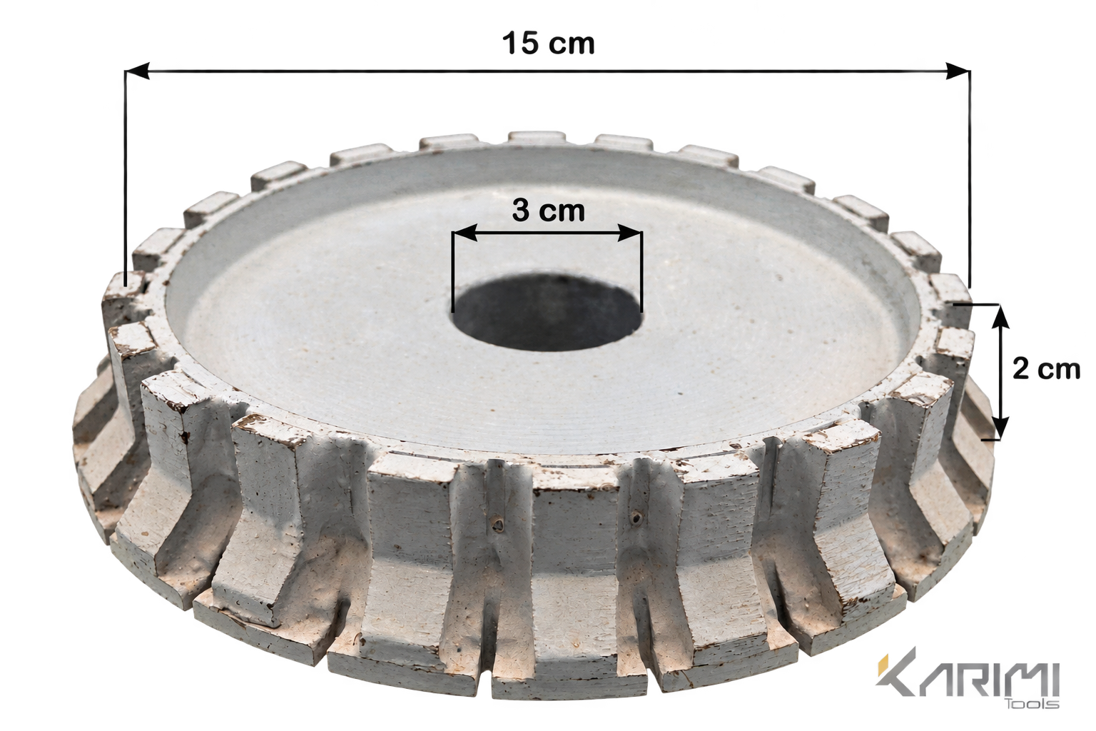 أداة تشكيل الجرانيت بقطر 15 سم — K15-G5-2CM — 2