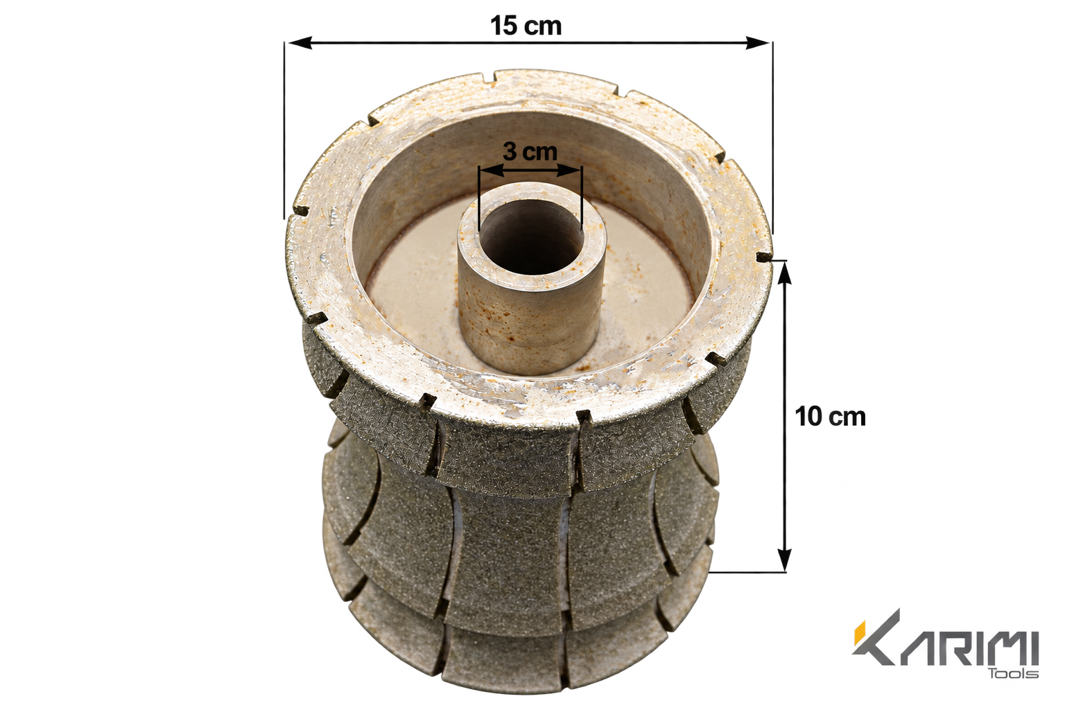 الکتروپلیت مرمریت قطر 15 سانتی‌متر — K15-M505-10CM — ۲