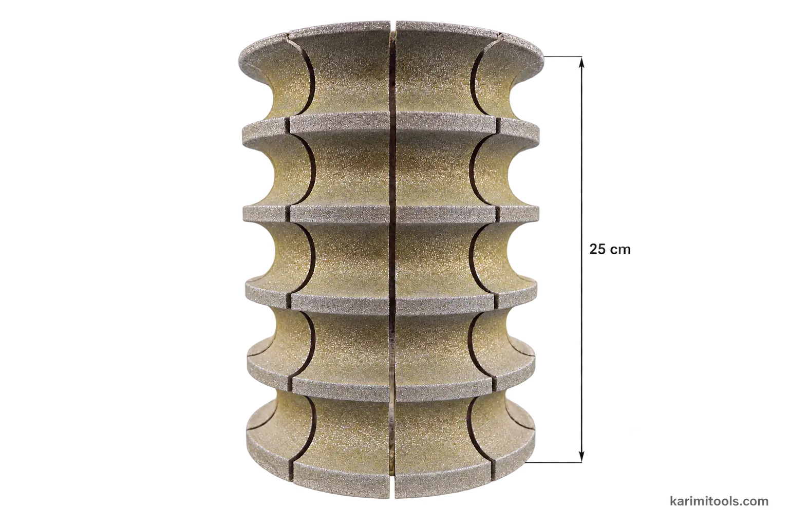 Профильный инструмент для мрамора, 20 см — K20-M608-25CM — 2