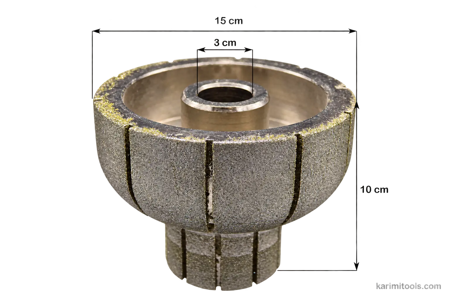 الکتروپلیت مرمریت قطر 15 سانتی‌متر — K15-M10-10CM — ۲