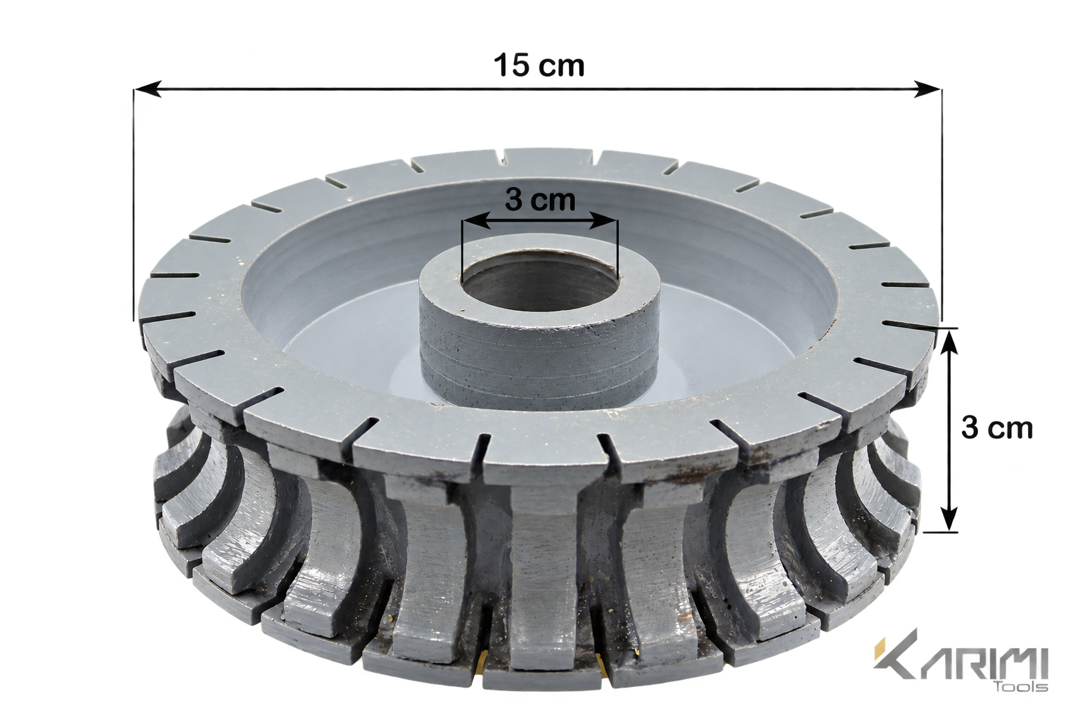 الکتروپلیت گرانیت قطر ۱۵ سانتی‌متر مدل K15-G18-3CM — ۳