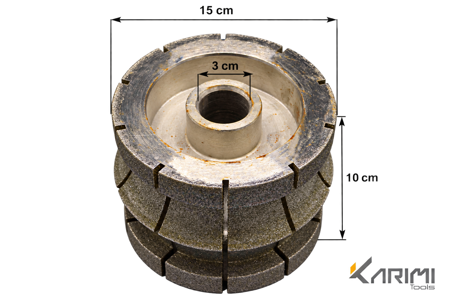 الکتروپلیت مرمریت قطر 15 سانتی‌متر — K15-M615-10CM — ۲