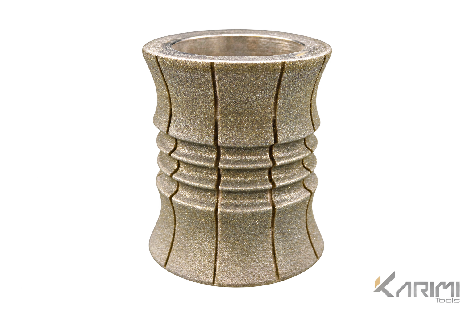 عجلة تشكيل الرخام المطلية كهربائيًا بقطر 15 سم — K15-M614-10CM