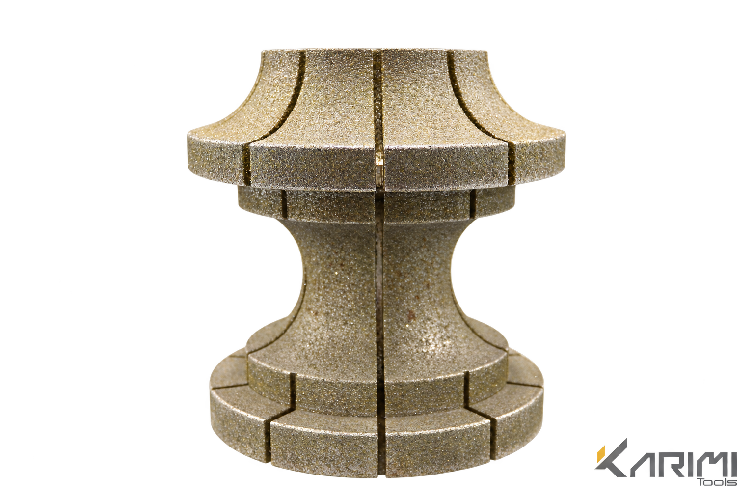 عجلة تشكيل الرخام المطلية كهربائيًا بقطر 15 سم — K15-M621-15CM